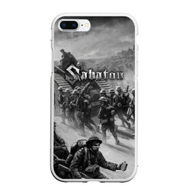 Чехол для iPhone 7Plus/8 Plus матовый с принтом Sabaton в Новосибирске, Силикон | Область печати: задняя сторона чехла, без боковых панелей | battle metal | primo victoria | sabaton | the art of war | the great war | группа | йоаким броден | латный ботинок | метал | пауэр | рыцарские доспехи | сабатон | собатон | хэви