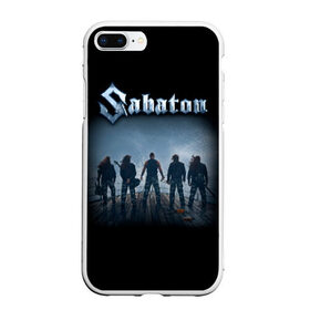 Чехол для iPhone 7Plus/8 Plus матовый с принтом Sabaton в Новосибирске, Силикон | Область печати: задняя сторона чехла, без боковых панелей | battle metal | primo victoria | sabaton | the art of war | the great war | группа | йоаким броден | латный ботинок | метал | пауэр | рыцарские доспехи | сабатон | собатон | хэви