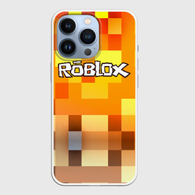 Чехол для iPhone 13 Pro с принтом ROBLOX в Новосибирске,  |  | game | gamer | logo | minecraft | roblox | simulator | игра | конструктор | лого | симулятор | строительство | фигура