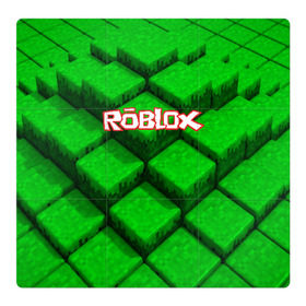 Магнитный плакат 3Х3 с принтом ROBLOX в Новосибирске, Полимерный материал с магнитным слоем | 9 деталей размером 9*9 см | game | gamer | logo | minecraft | roblox | simulator | игра | конструктор | лого | симулятор | строительство | фигура