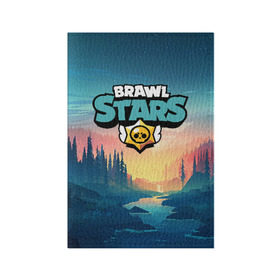 Обложка для паспорта матовая кожа с принтом Brawl Stars в Новосибирске, натуральная матовая кожа | размер 19,3 х 13,7 см; прозрачные пластиковые крепления | Тематика изображения на принте: brawl | bs | fails | leon | stars | supercell | tick | бой | босс | бравл | броубол | бс | герои | драка | звезд | осада | сейф | старс | цель