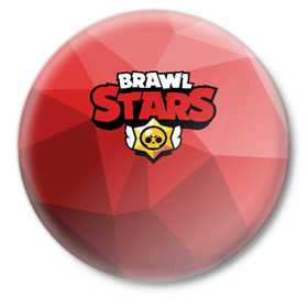Значок с принтом Brawl Stars в Новосибирске,  металл | круглая форма, металлическая застежка в виде булавки | brawl | bs | fails | leon | stars | supercell | tick | бой | босс | бравл | броубол | бс | герои | драка | звезд | осада | сейф | старс | цель