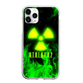 Чехол для iPhone 11 Pro матовый с принтом S T A L K E R 2 в Новосибирске, Силикон |  | bandit | chernobyl | pripyat | s.t.a.l.k.e.r. 2 | shadow of chernobyl | stalker | stalker 2 | бандиты | меченый | припять | сталкер | сталкер 2 | тени чернобыля | чернобыль | чистое небо