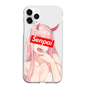 Чехол для iPhone 11 Pro Max матовый с принтом Senpai 02 в Новосибирске, Силикон |  | 02 | ahegao | anime | darling in the franxx | franxx | manga | senpai | аниме | ахегао | манга | милый во франксе | сенпай | франкс