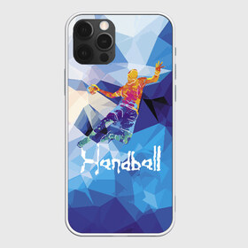 Чехол для iPhone 12 Pro Max с принтом Handball в Новосибирске, Силикон |  | attack | ball | game | handball | jump | player | sport | sportsman | атака | игра | мяч | прыжок | спорт | спортмен