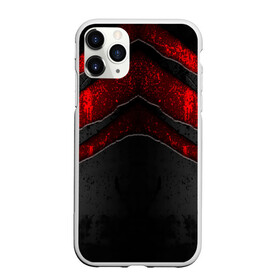 Чехол для iPhone 11 Pro Max матовый с принтом Black & Red Metal в Новосибирске, Силикон |  | metal | texture | абстракция | камень | лава | метал | текстура | черная