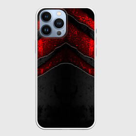 Чехол для iPhone 13 Pro Max с принтом Black  Red Metal в Новосибирске,  |  | Тематика изображения на принте: metal | texture | абстракция | камень | лава | метал | текстура | черная