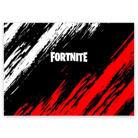 Поздравительная открытка с принтом FORTNITE в Новосибирске, 100% бумага | плотность бумаги 280 г/м2, матовая, на обратной стороне линовка и место для марки
 | fortnite | fortnite 2 | fortnite x маршмелло | ikonik | marshmello | ninja | ninja streamer | иконик | ниндзя | фортнайт | фортнайт 2 | фортнайт глава 2