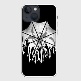 Чехол для iPhone 13 mini с принтом Resident Evil в Новосибирске,  |  | 2 | biohazard | evil | g | horror | re2 | remake | resident | survival | вирус | зла | зомби | монстры | обитель