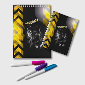 Блокнот с принтом the prodigy (лис) в Новосибирске, 100% бумага | 48 листов, плотность листов — 60 г/м2, плотность картонной обложки — 250 г/м2. Листы скреплены удобной пружинной спиралью. Цвет линий — светло-серый
 | Тематика изображения на принте: the prodigy