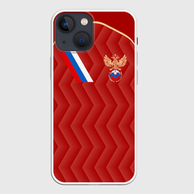Чехол для iPhone 13 mini с принтом Футбольный союз в Новосибирске,  |  | болельщик | ворота | вратарь | гол | игра | матч | мяч | россия | сборная | спорт | фанат | футбол | чемпионат