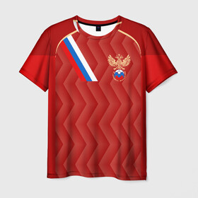 Мужская футболка 3D с принтом Футбольный союз в Новосибирске, 100% полиэфир | прямой крой, круглый вырез горловины, длина до линии бедер | болельщик | ворота | вратарь | гол | игра | матч | мяч | россия | сборная | спорт | фанат | футбол | чемпионат