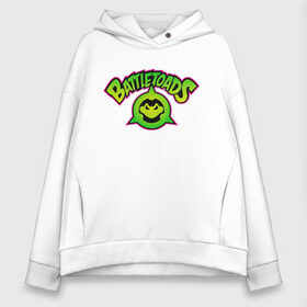 Женское худи Oversize хлопок с принтом BATTLETOADS 2019 в Новосибирске, френч-терри — 70% хлопок, 30% полиэстер. Мягкий теплый начес внутри —100% хлопок | боковые карманы, эластичные манжеты и нижняя кромка, капюшон на магнитной кнопке | Тематика изображения на принте: battle | battletoads | double | dragon | game | games | logo | nintendo | rare | retro | symbol | toads | батл | батлтодс | баттл | баттлтоадс | игра | игры | лого | логотип | нинтендо | ретро | символ | тоадс | тодс