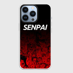 Чехол для iPhone 13 Pro с принтом SENPAI в Новосибирске,  |  | Тематика изображения на принте: ahegao | kawai | kowai | oppai | otaku | senpai | sugoi | waifu | yandere | ахегао | ковай | отаку | сенпай | яндере