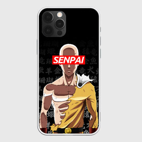 Чехол для iPhone 12 Pro Max с принтом SENPAI ONE PUNCH MAN в Новосибирске, Силикон |  | Тематика изображения на принте: one punch man | onepunchman | oppai | saitama | ван панч мен | ванпанчмен | макото миядзаки | сайтама | человек один удар