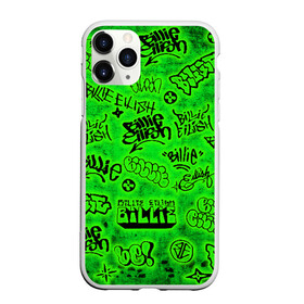 Чехол для iPhone 11 Pro Max матовый с принтом Billie Eilish Graffiti glow в Новосибирске, Силикон |  | Тематика изображения на принте: billie | eilish | glow | graffiti | grunge | айлиш | билли | граффити | кислота | татуировки