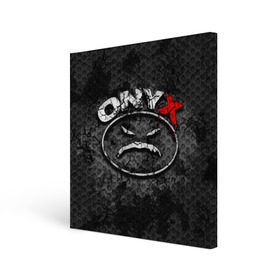 Холст квадратный с принтом Onyx в Новосибирске, 100% ПВХ |  | Тематика изображения на принте: fredro starr | onyx | rap | sonny seeza | sticky fingaz | оникс | рэп