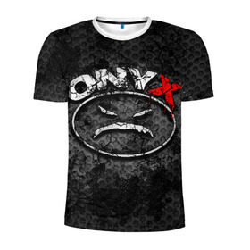 Мужская футболка 3D спортивная с принтом Onyx в Новосибирске, 100% полиэстер с улучшенными характеристиками | приталенный силуэт, круглая горловина, широкие плечи, сужается к линии бедра | fredro starr | onyx | rap | sonny seeza | sticky fingaz | оникс | рэп