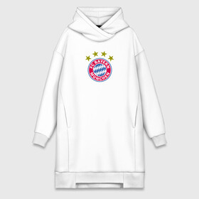 Платье-худи хлопок с принтом BAYERN MUNCHEN в Новосибирске,  |  | fc bayern munchen | football | germany | logo | sport | бавария мюнхен | германия | лига | лого | спорт | фк | футбол | футбольный клуб | эмблема