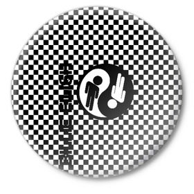 Значок с принтом billie eilish в Новосибирске,  металл | круглая форма, металлическая застежка в виде булавки | billie | billie eilish | eilish | pop | айлиш | билли | инди поп | поп