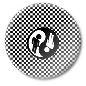 Значок с принтом billie eilish в Новосибирске,  металл | круглая форма, металлическая застежка в виде булавки | billie | billie eilish | eilish | pop | айлиш | билли | инди поп | поп
