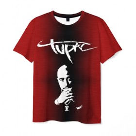 Мужская футболка 3D с принтом 2Pac в Новосибирске, 100% полиэфир | прямой крой, круглый вырез горловины, длина до линии бедер | 2 pac | 2 pack | 2 pak | 2pack | 2pak | gangsta | gangster | hiphop | makaveli | mc new york | rap | thug life | tu pac | tupac | tupac shakur | tupack | two pac | west coast | гангста | реп | рэп | ту пак | тупак
