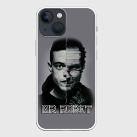 Чехол для iPhone 13 mini с принтом Мистер Робот в Новосибирске,  |  | mr. robot | мистер робот | сериал | фильм | хакер | элиот | эллиот