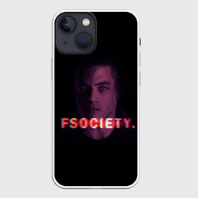 Чехол для iPhone 13 mini с принтом Мистер Робот в Новосибирске,  |  | mr. robot | мистер робот | сериал | фильм | хакер | элиот | эллиот