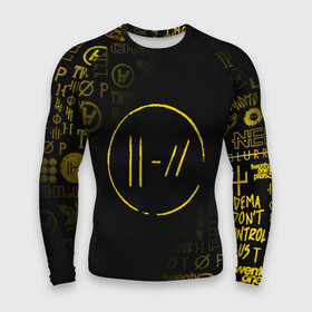 Мужской рашгард 3D с принтом TWENTY ONE PILOTS в Новосибирске,  |  | 21 pilots | 21p | bandito | blurryface | chlorine | joshua | ned | top | trench | twenty one pilots | tyler | бандито | нэд | тренч