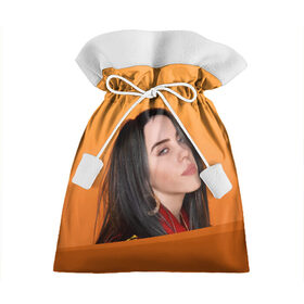 Подарочный 3D мешок с принтом BILLIE EILISH в Новосибирске, 100% полиэстер | Размер: 29*39 см | all | asleep | bad | bellyache | billie | blohsh | dont | eilish | eyes | fall | guy | logo | music | ocean | singer | smile | when | айлиш | били | билли | бэрд | лого | музыка | пайрат | певица | символ | эйлиш