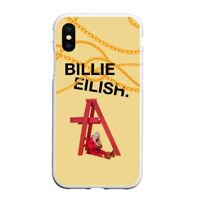 Чехол для iPhone XS Max матовый с принтом BILLIE EILISH в Новосибирске, Силикон | Область печати: задняя сторона чехла, без боковых панелей | all | asleep | bad | bellyache | billie | blohsh | dont | eilish | eyes | fall | guy | logo | music | ocean | singer | smile | when | айлиш | били | билли | бэрд | лого | музыка | пайрат | певица | символ | эйлиш