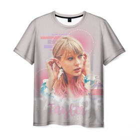 Мужская футболка 3D с принтом Taylor Swift в Новосибирске, 100% полиэфир | прямой крой, круглый вырез горловины, длина до линии бедер | lover | me | new album | reputation | swift | taylor | taylor swift | музыка | новый альбом | свифт | тей | тейлор | тейлор свифт