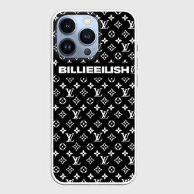 Чехол для iPhone 13 Pro с принтом BILLIE EILISH в Новосибирске,  |  | be | billie | billie eilish | blohsh | brand | france | logo | louis vuitton | lv | pattern | билли | билли айлиш | бренд | лв | лого | лоуис вуиттон | луи вуиттон | мода | паттерн | фигуры | франция