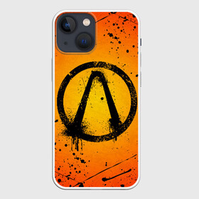 Чехол для iPhone 13 mini с принтом BORDERLANDS 3 в Новосибирске,  |  | Тематика изображения на принте: borderlands | borderlands 3 | cl4p tp | claptrap | gearbox | hyperion | lilith | moxxi | psycho | sirens | tina | zero | бордерлендс | гиперион | зеро | клеп треп | лилит | мокси | псих | сирена | тина