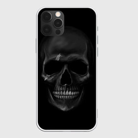 Чехол для iPhone 12 Pro Max с принтом ЧЕРЕП В ТЕМНОТЕ в Новосибирске, Силикон |  | abstract | abstraction | bones | fantasy | skull | голова | кости | скилет | череп