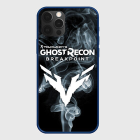 Чехол для iPhone 12 Pro с принтом GHOST RECON BREAKPOINT в Новосибирске, силикон | область печати: задняя сторона чехла, без боковых панелей | break | breakpoint | clancy | clancy’s | ghost | logo | point | recon | symbol | tom | ubisoft | брейк | брейкпоинт | гост | игра | игры | кленсис | клэнси | лого | логотип | поинт | рекон | символ | том | юбисофт