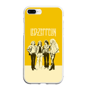 Чехол для iPhone 7Plus/8 Plus матовый с принтом Led Zeppelin в Новосибирске, Силикон | Область печати: задняя сторона чехла, без боковых панелей | Тематика изображения на принте: led | led zep | led zeppelin | ledzep | lz | zoso | группа | джимми пейдж | джон генри бонэм | джон пол джонс | зосо | лед зепелен | лед зеппелин | ледзепелен | ледзеппелин | роберт плант | рок