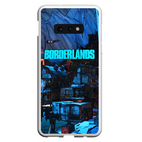 Чехол для Samsung S10E с принтом BORDERLANDS в Новосибирске, Силикон | Область печати: задняя сторона чехла, без боковых панелей | Тематика изображения на принте: bl3 | borderlands | borderlands 3 | game | guns | mayhem is coming | psycho | roses are red | vault | vault symbol | игры | пустошь