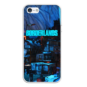 Чехол для iPhone 5/5S матовый с принтом BORDERLANDS в Новосибирске, Силикон | Область печати: задняя сторона чехла, без боковых панелей | bl3 | borderlands | borderlands 3 | game | guns | mayhem is coming | psycho | roses are red | vault | vault symbol | игры | пустошь