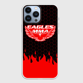 Чехол для iPhone 13 Pro Max с принтом EAGLES MMA ХАБИБ в Новосибирске,  |  | eagles mma | khabib | khabib nurmagomedov | mma | мма | хабиб | хабиб нурмагомедов