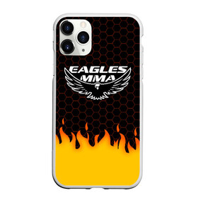 Чехол для iPhone 11 Pro матовый с принтом EAGLES MMA ХАБИБ в Новосибирске, Силикон |  | eagles mma | khabib | khabib nurmagomedov | mma | мма | хабиб | хабиб нурмагомедов