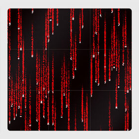 Магнитный плакат 3Х3 с принтом МАТРИЧНЫЙ КОД в Новосибирске, Полимерный материал с магнитным слоем | 9 деталей размером 9*9 см | Тематика изображения на принте: hugo weaving | pc | the matrix | код | компьютеры | матрица | матрица 4 | программист | программный код | цифры