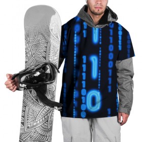 Накидка на куртку 3D с принтом Я ПРОГРАММИСТ в Новосибирске, 100% полиэстер |  | hugo weaving | pc | the matrix | код | компьютеры | матрица | матрица 4 | программист | программный код | цифры