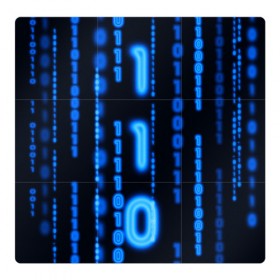 Магнитный плакат 3Х3 с принтом Я ПРОГРАММИСТ в Новосибирске, Полимерный материал с магнитным слоем | 9 деталей размером 9*9 см | hugo weaving | pc | the matrix | код | компьютеры | матрица | матрица 4 | программист | программный код | цифры