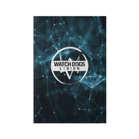 Обложка для паспорта матовая кожа с принтом WATCH DOGS LEGION в Новосибирске, натуральная матовая кожа | размер 19,3 х 13,7 см; прозрачные пластиковые крепления | ded sec | hacker | legion | watch dogs | watch dogs 2 | watch dogs legion | легион | хакер