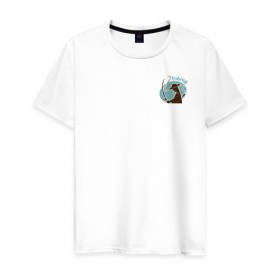 Мужская футболка хлопок с принтом Fishing в Новосибирске, 100% хлопок | прямой крой, круглый вырез горловины, длина до линии бедер, слегка спущенное плечо. | рыба | рыбак | рыбалка | снасти | увлечение | улов | хобби