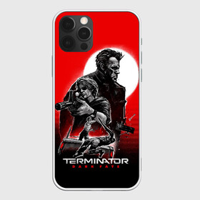 Чехол для iPhone 12 Pro с принтом Terminator: Dark Fate в Новосибирске, силикон | область печати: задняя сторона чехла, без боковых панелей | dark fate | sarah j. connor | t 800 | terminator | восстание машин | киборг | сара коннор | темные судьбы | терминатор