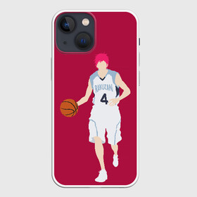 Чехол для iPhone 13 mini с принтом Seijuurou Akashi в Новосибирске,  |  | akashi | basket | basketball | kuroko | kuroko no basket | seijuurou | акаши | баскетбол | куроко | сэйджуро