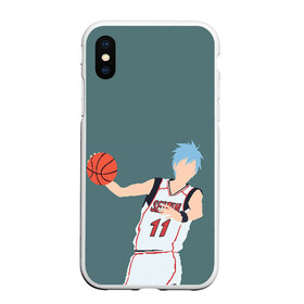 Чехол для iPhone XS Max матовый с принтом Tetsuya Kuroko в Новосибирске, Силикон | Область печати: задняя сторона чехла, без боковых панелей | basket | basketball | kuroko | kuroko no basket | phantom | tetsu | tetsuya | баскетбол | куроко | тэцу | тэцуя | фантом