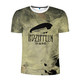 Мужская футболка 3D спортивная с принтом Led Zeppelin в Новосибирске, 100% полиэстер с улучшенными характеристиками | приталенный силуэт, круглая горловина, широкие плечи, сужается к линии бедра | led | led zep | led zeppelin | ledzep | lz | zoso | группа | джимми пейдж | джон генри бонэм | джон пол джонс | зосо | лед зепелен | лед зеппелин | ледзепелен | ледзеппелин | роберт плант | рок